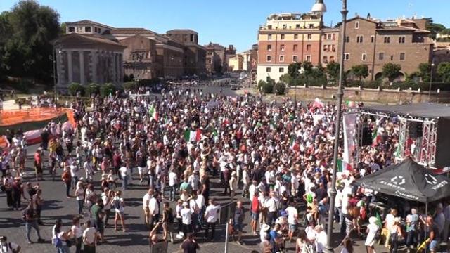 Riflessione sulla manifestazione No Mask a Roma