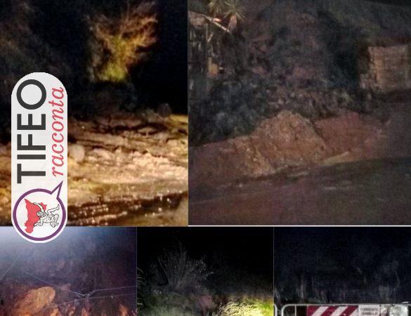 Il maltempo dissesta Sant’Angelo di Brolo, frane ovunque. Le foto